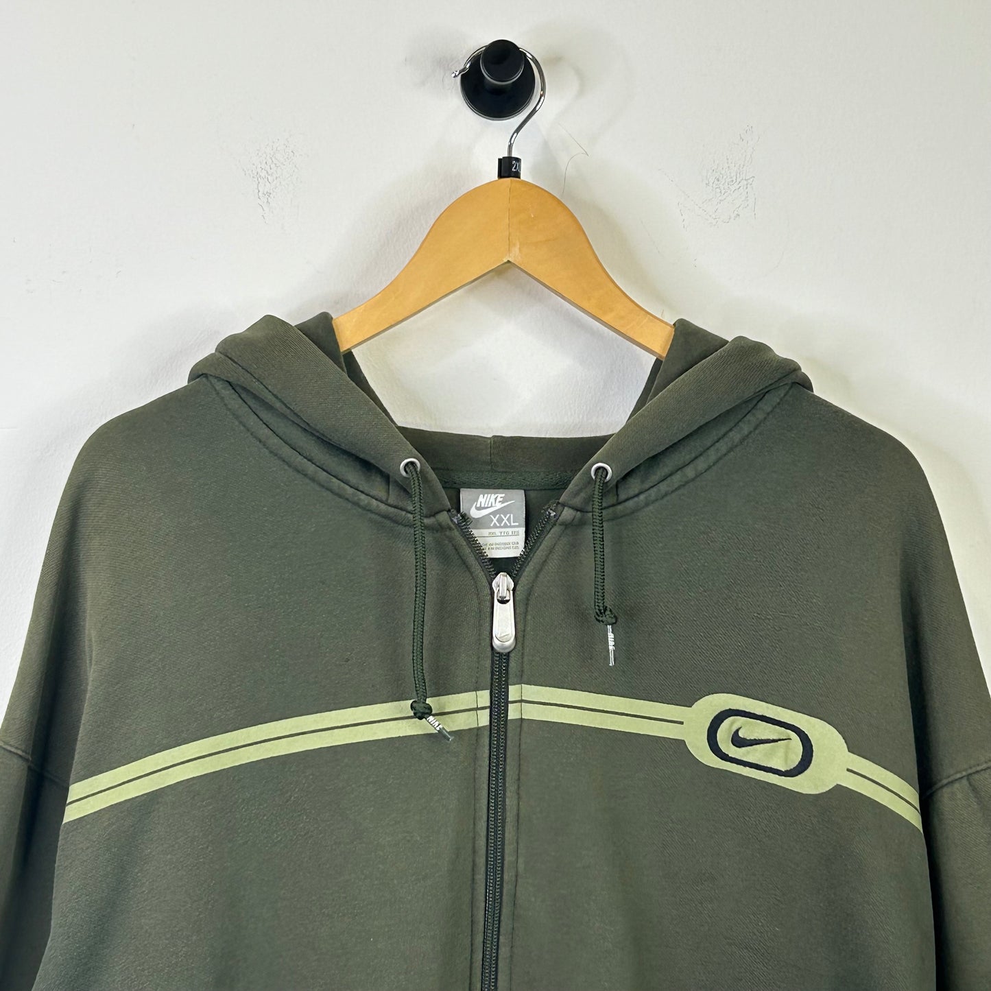 NIKE ZIP UP OLIVE GREEN