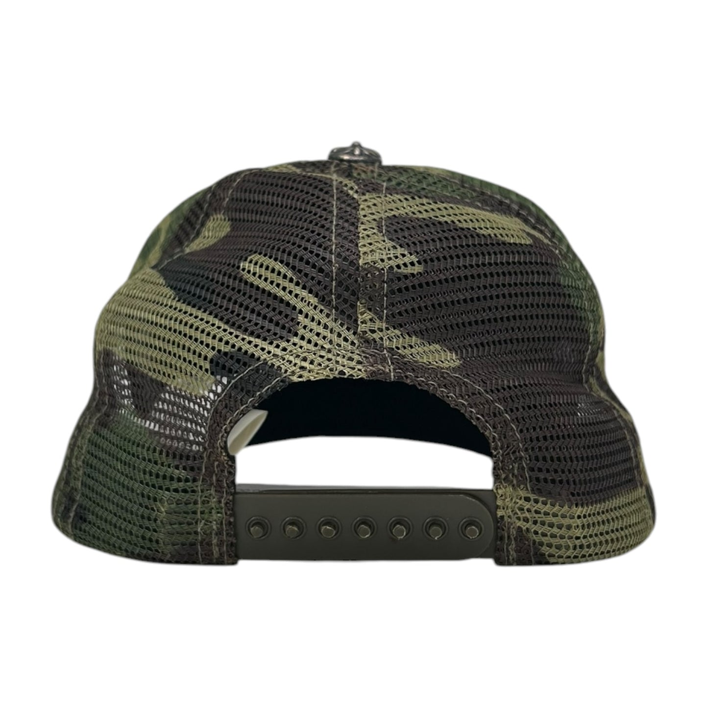 CHROME HEARTS HOLLYWOOD TRUCKER HAT GREEN CAMO