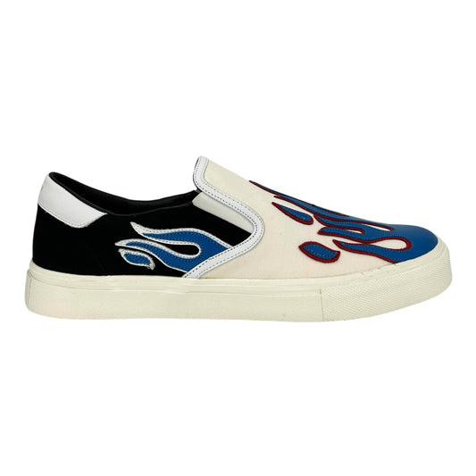 AMIRI FLAME SLIP ON BLUE