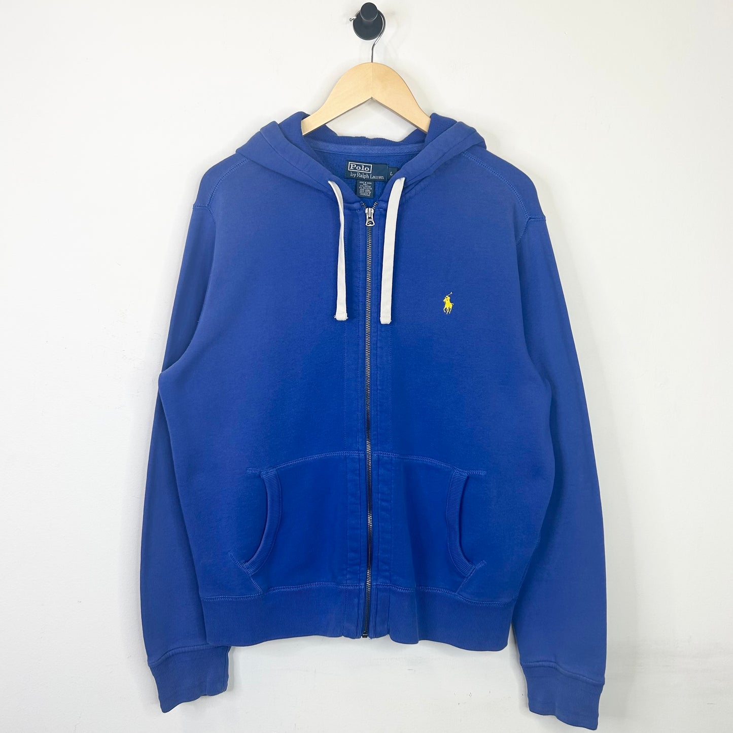 POLO RALPH LAUREN BLUE YELLOW HORSE HOODIE