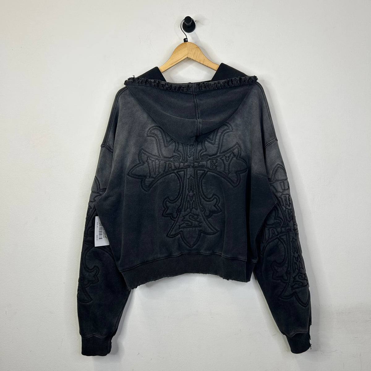 VALE FOREVER CARVER ZIP UP HOODIE BLACK
