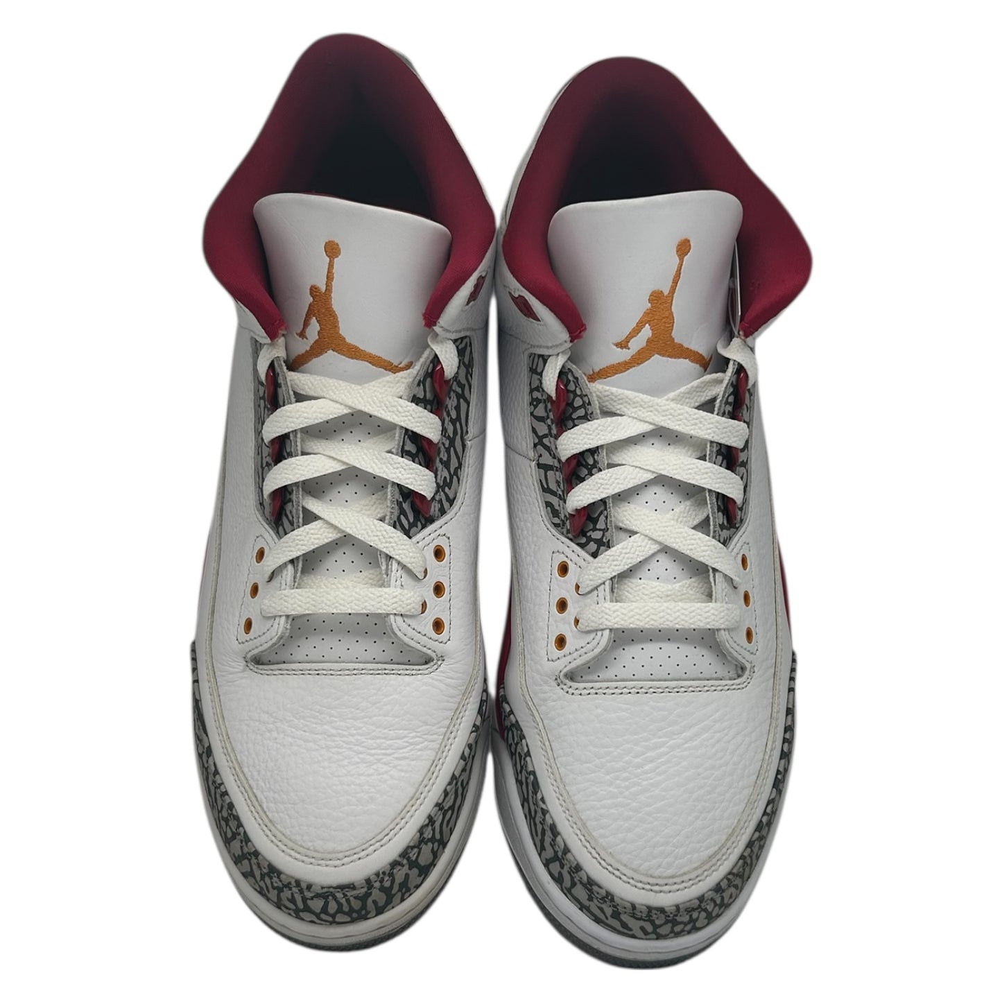 PREOWNED JORDAN 3 CARDINAL RED SZ 13