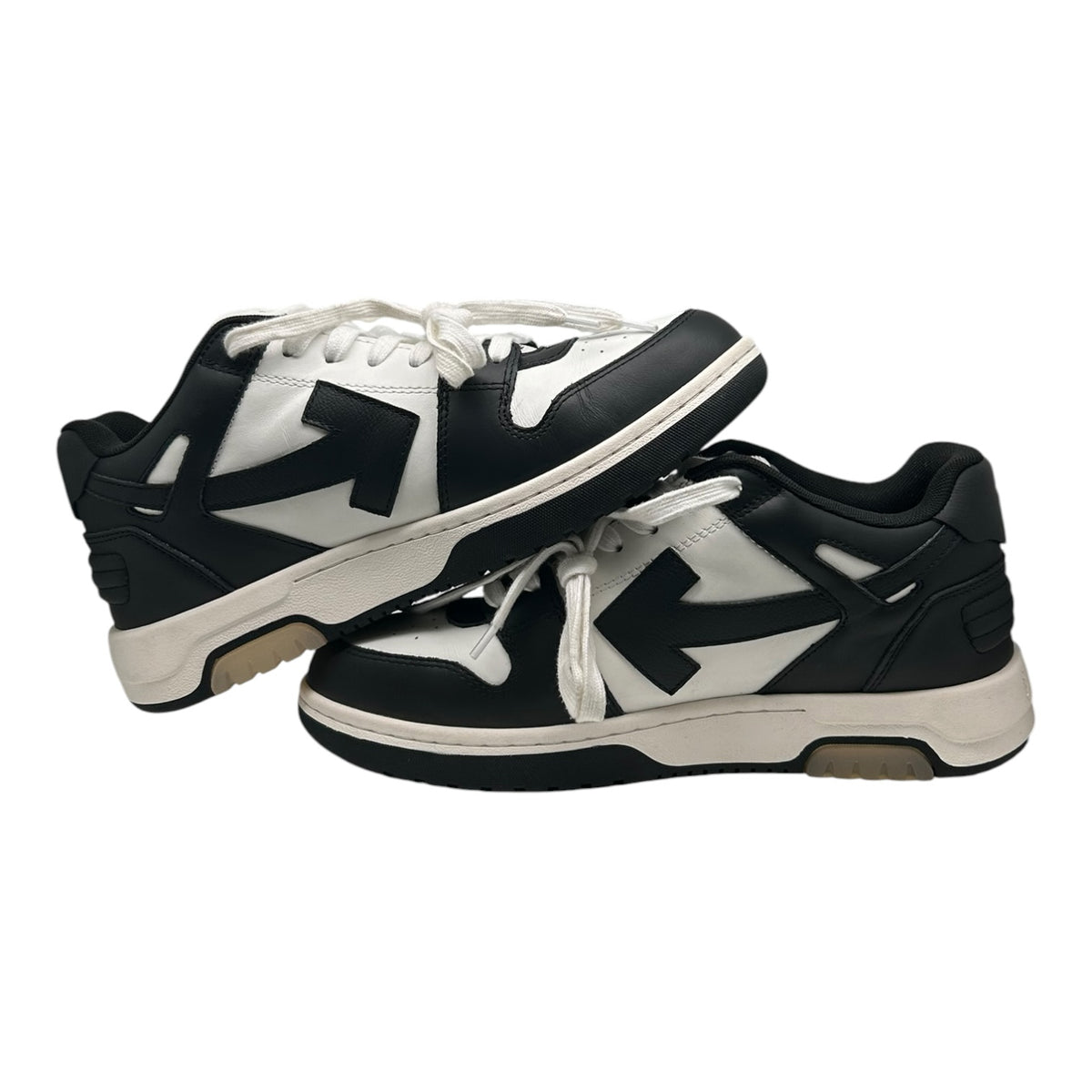 PREOWNED OFF-WHITE OUT OF OFFICE BLACK WHITE