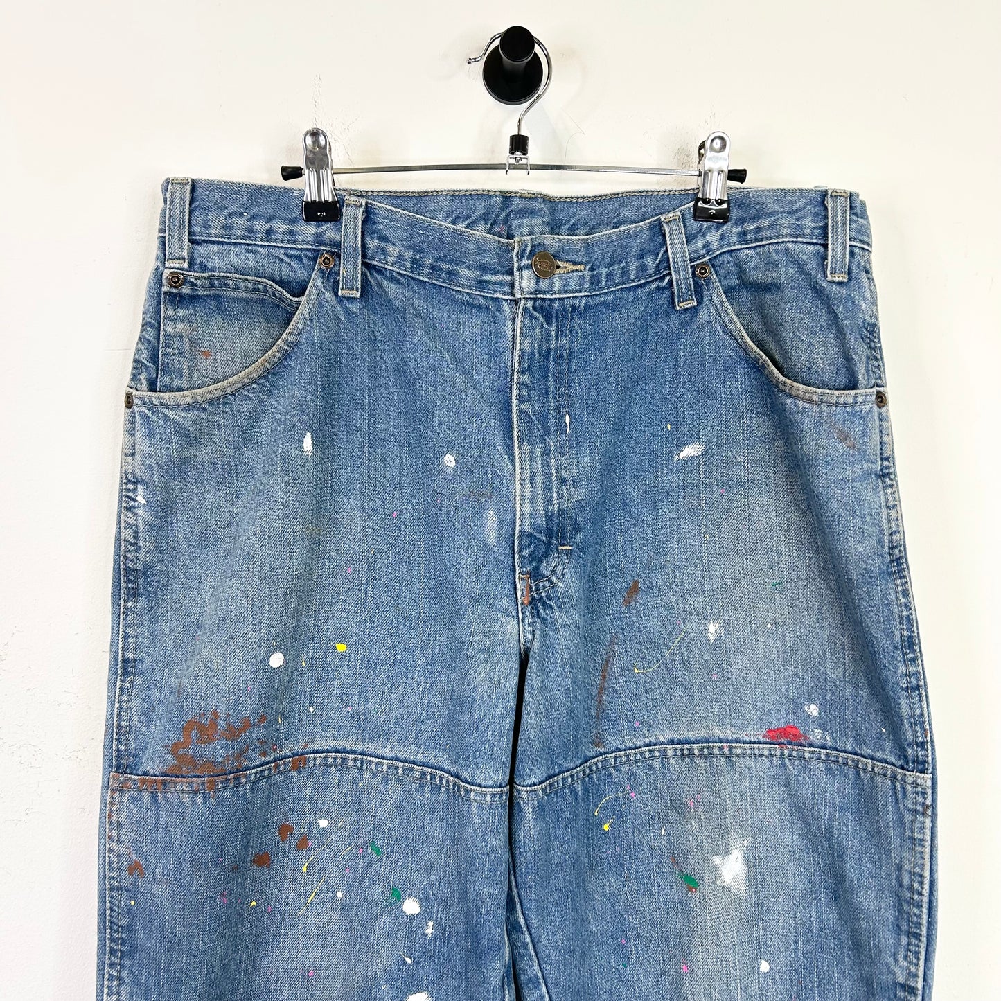 PAINT SPLATTERED DICKIES DOUBLE KNEE JEANS