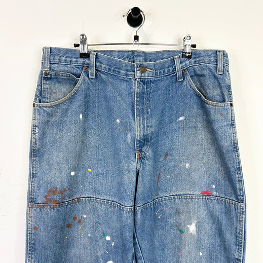 PAINT SPLATTERED DICKIES DOUBLE KNEE JEANS