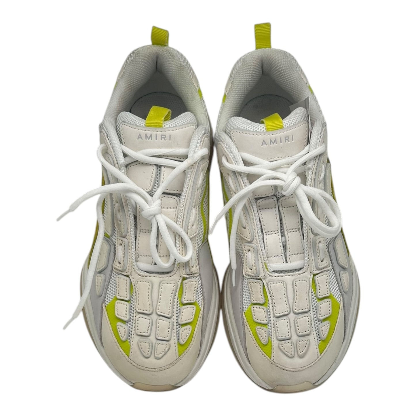 PREOWNED AMIRI BONE RUNNER NEON GREEN/WHITE
