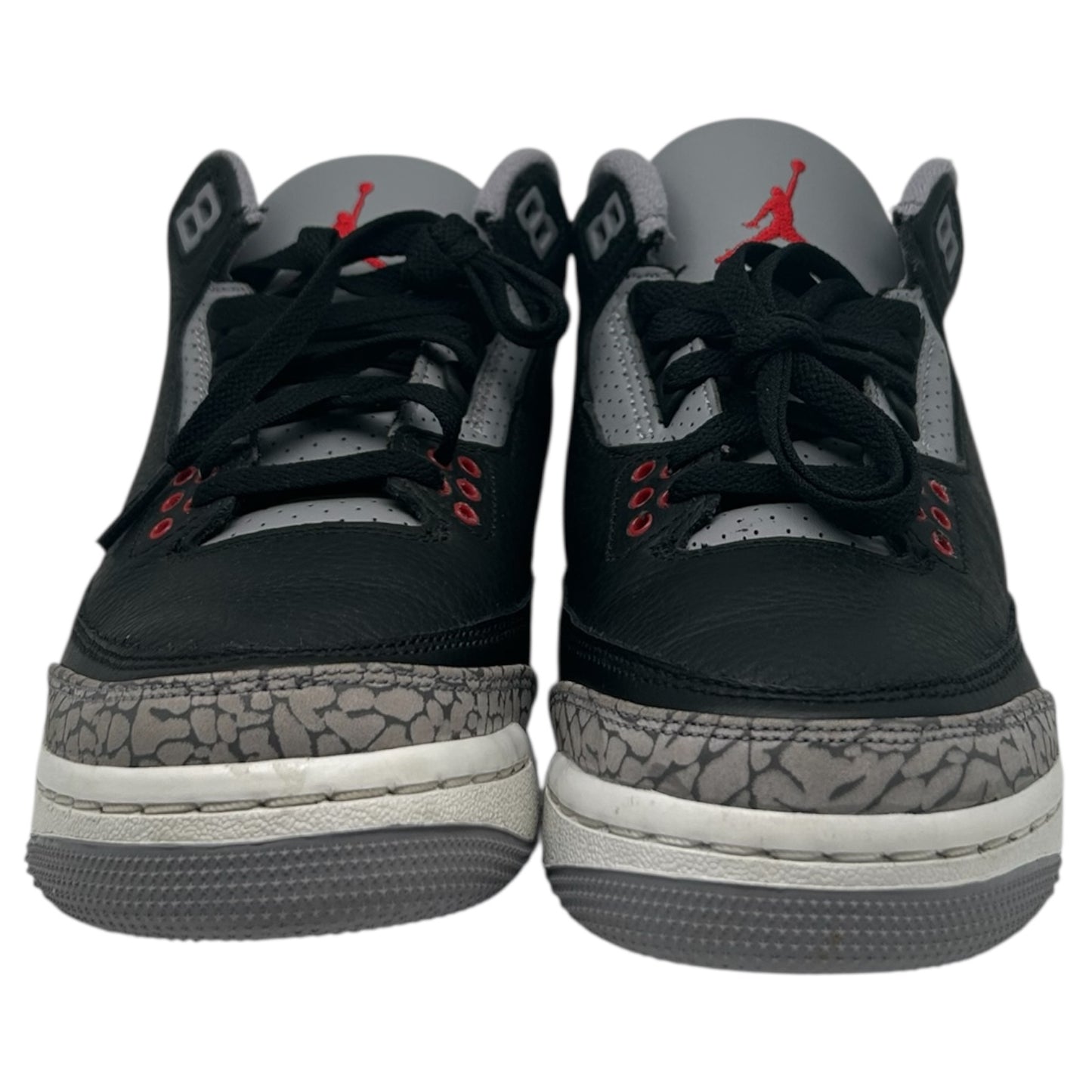 PREOWNED JORDAN 3 BLACK CEMENT  SZ5Y