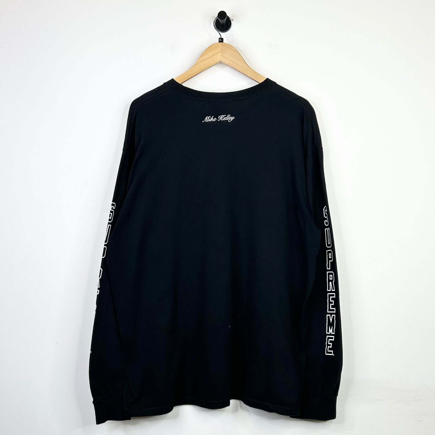 SUPREME MIKE KELLY AHH YOUTH LONG SLEEVE TEE BLACK