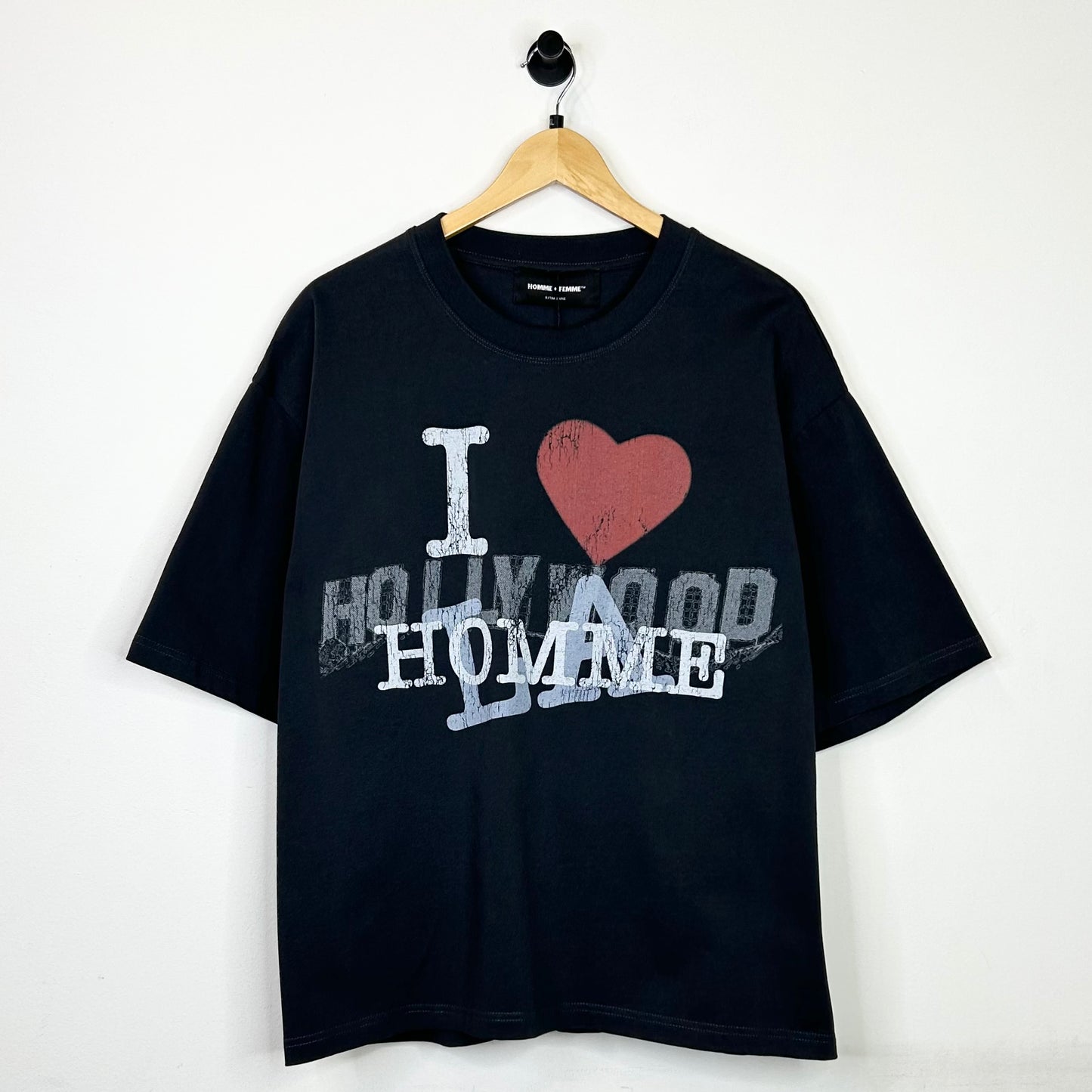 HOMME+FEMME I LOVE HOLLYWOOD TEE SZ XL