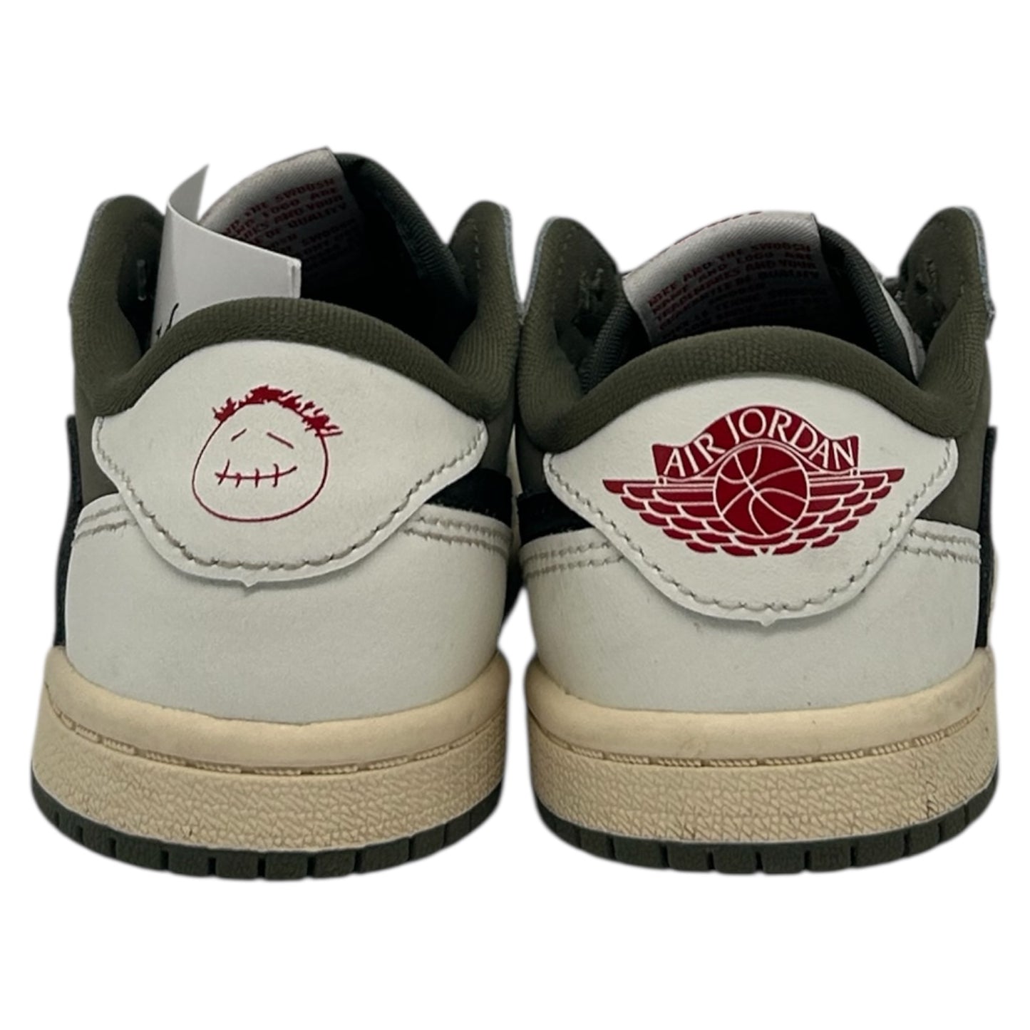 PREOWNED JORDAN 1 LOW TRAVIS SCOTT MEDIUM OLIVE