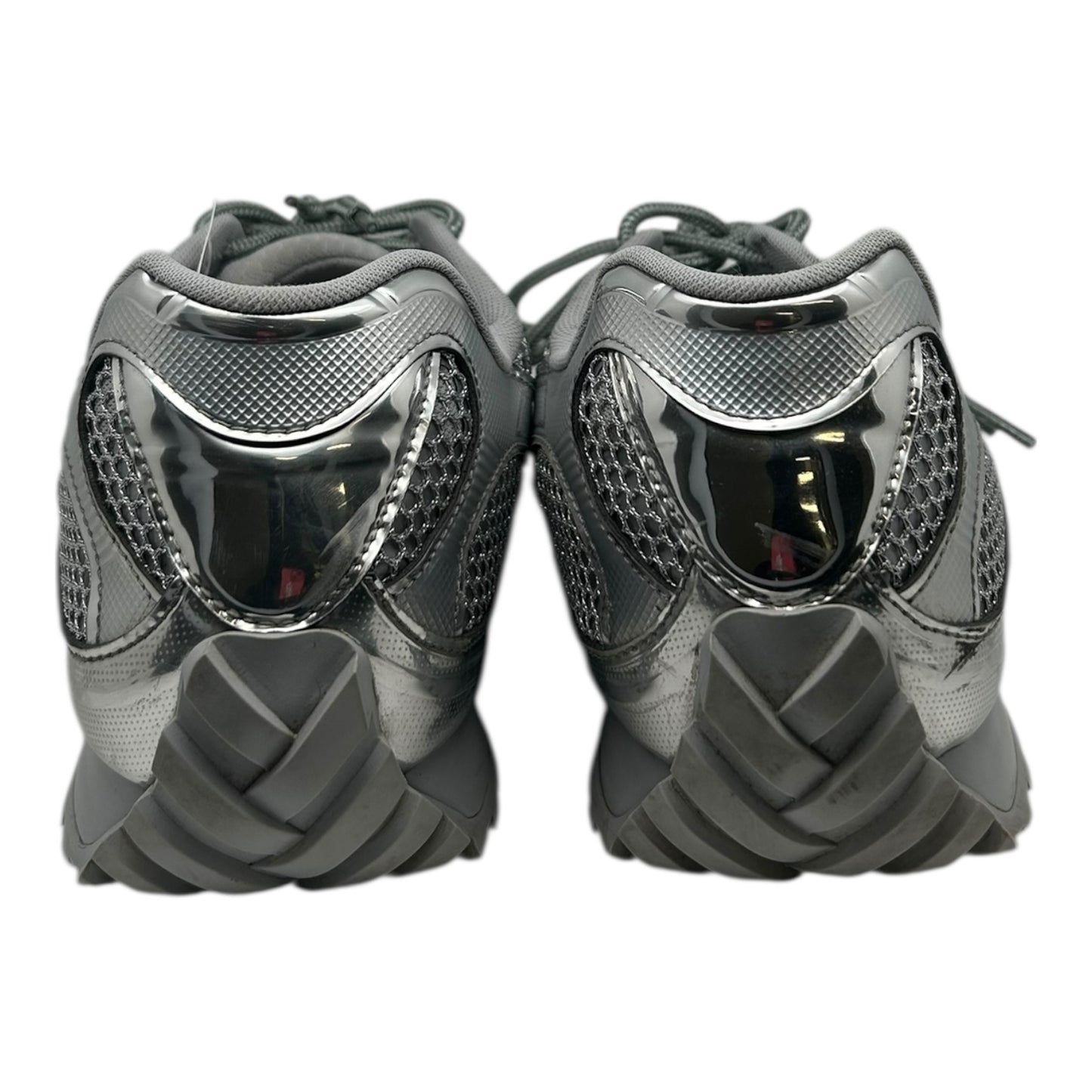 PREOWNED BOTTEGA VENETA ORBIT SNEAKER SILVER'