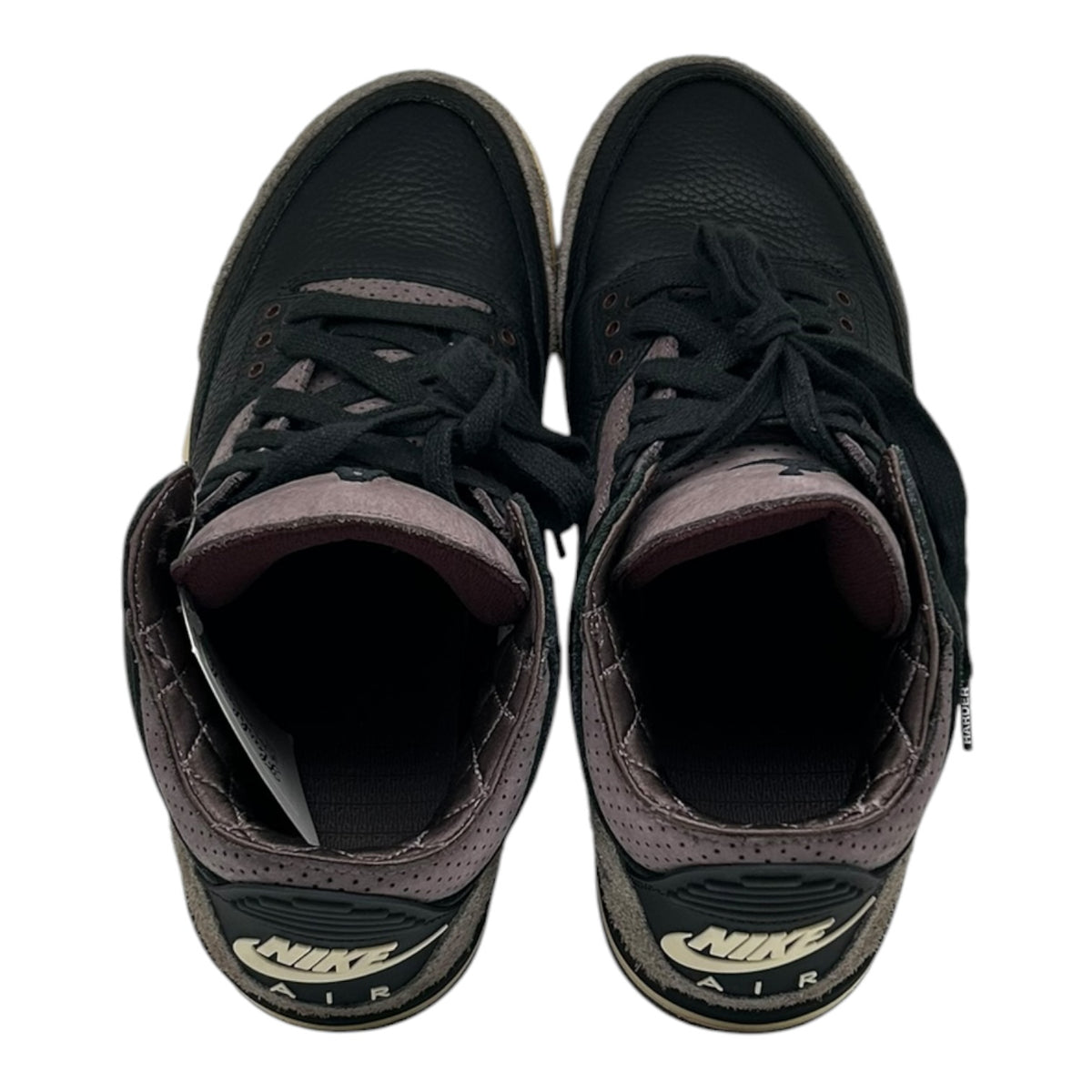 PREOWNED JORDAN 3 A MA MANIERE BLACK