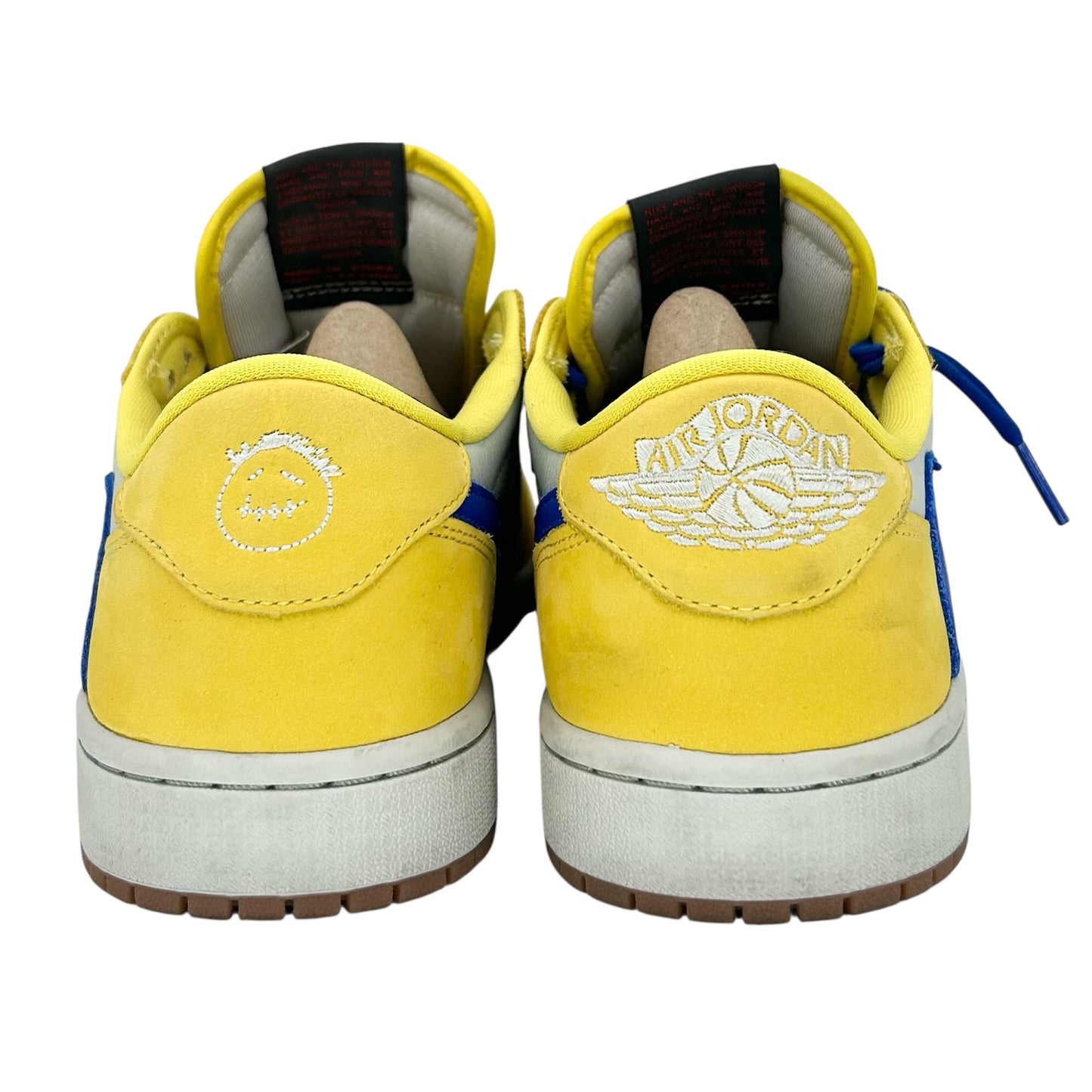 PREOWNED JORDAN 1 LOW TRAVIS SCOTT CANARY