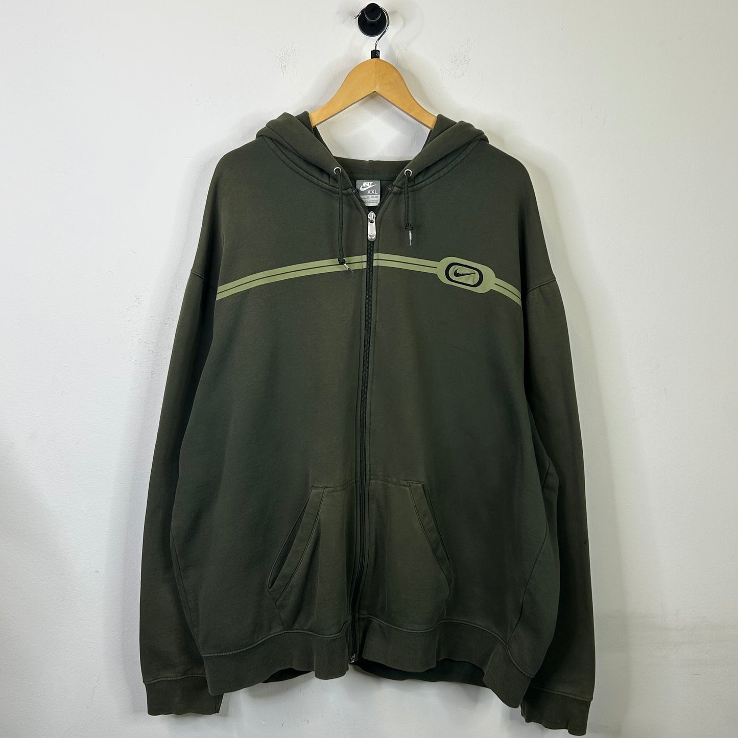 NIKE ZIP UP OLIVE GREEN