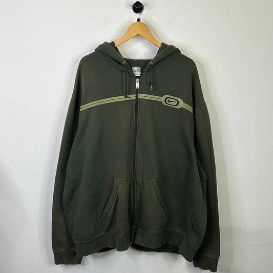 NIKE ZIP UP OLIVE GREEN