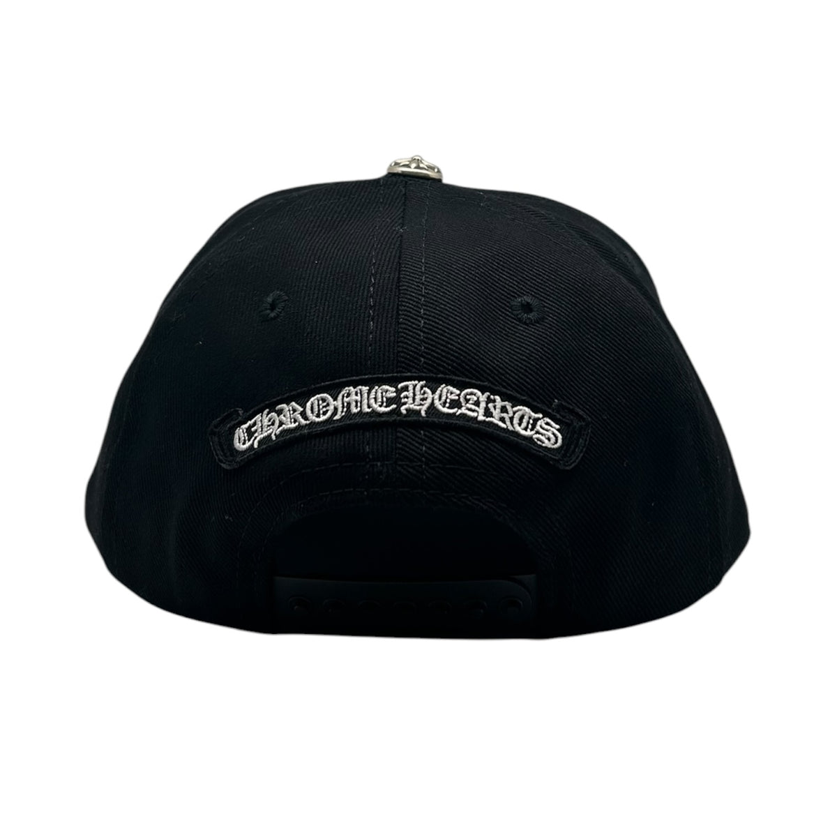 CHROME HEARTS DAGGER CREST BLACK AND WHITE HAT