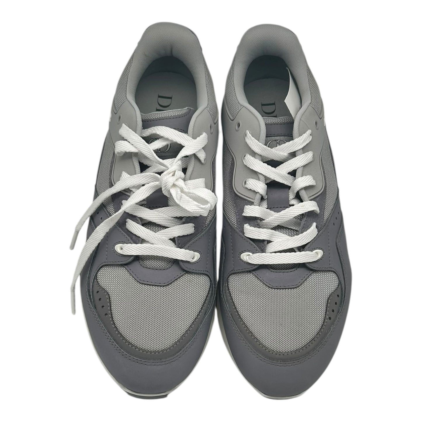 PREOWNED DIOR B29 GREY MESH SUEDE SIZE 45 (12US)
