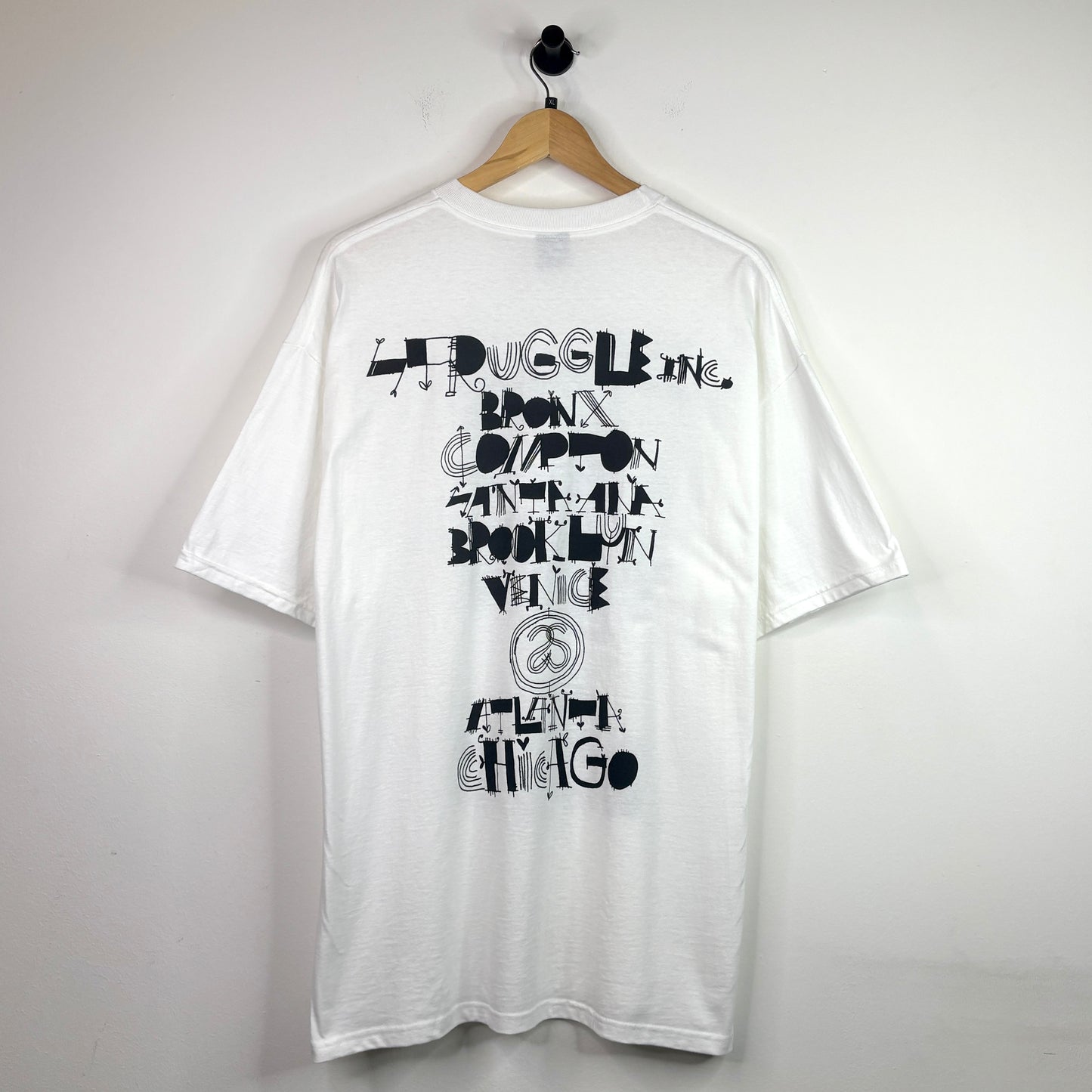 STUSSY STRUGGLE INC WORLD TOUR TEE