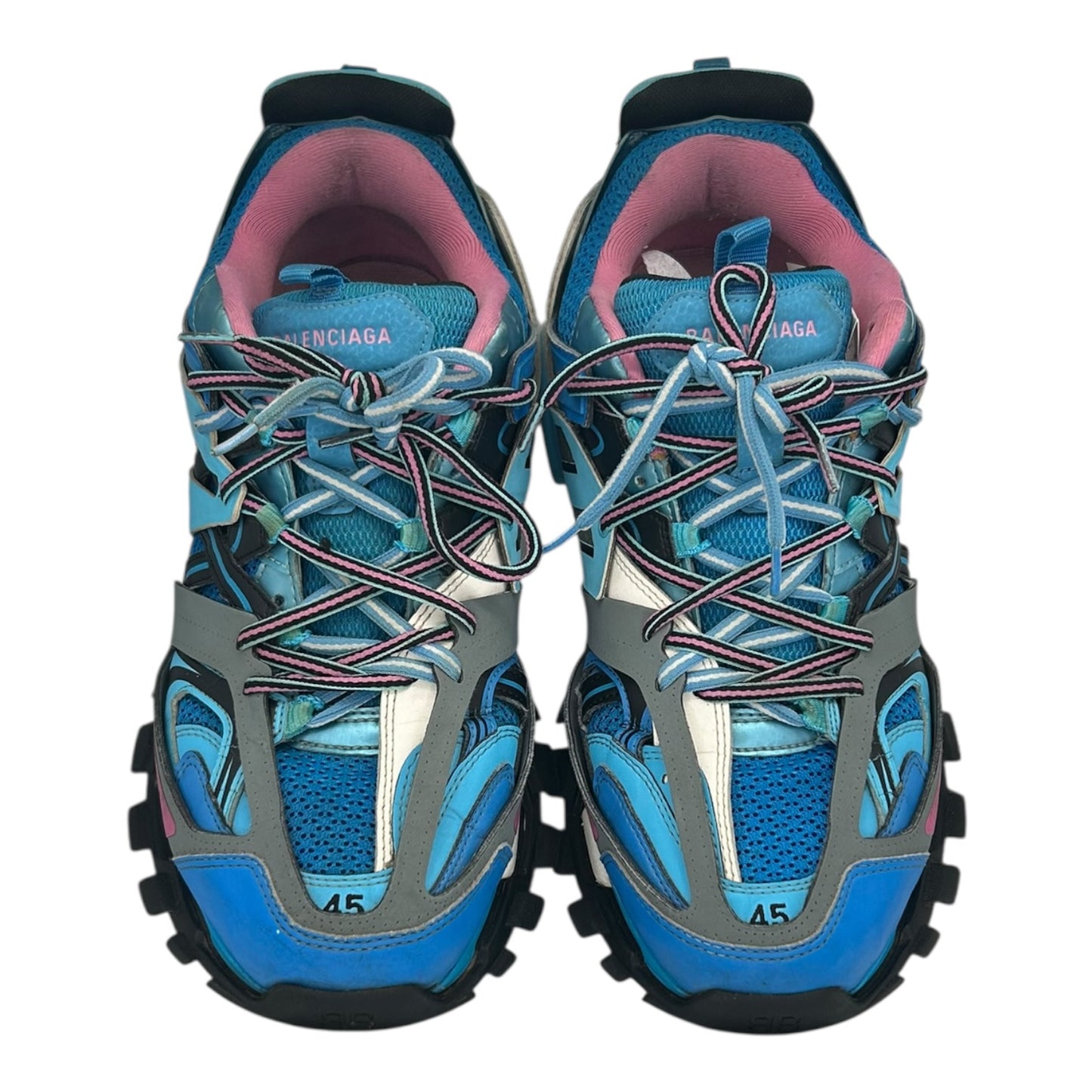 PREOWNED BALENCIAGA TRACK BLUE/PINK
