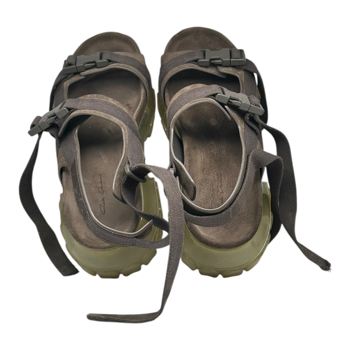 PREOWNED RICK OWENS TRACTOR SANDAL