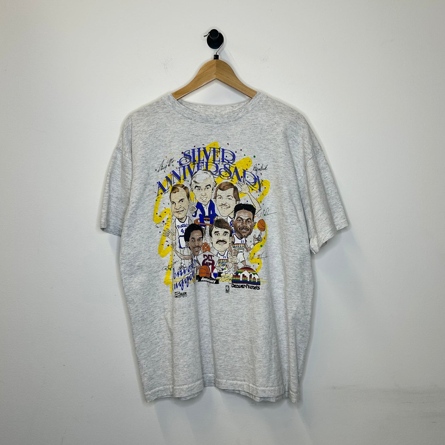 DENVER NUGGETS SILVER ANNIVERSARY TEE