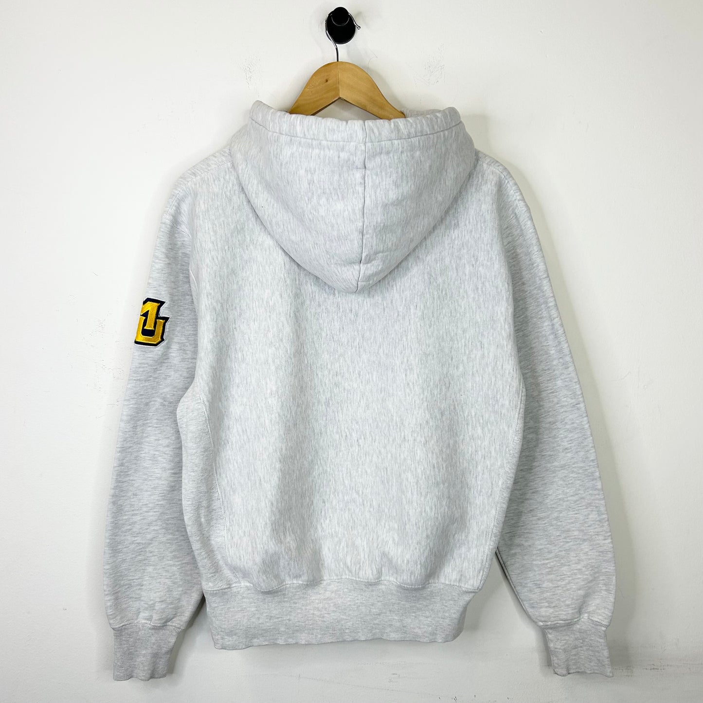MARQUETTE GREY WEAVE HOODIE