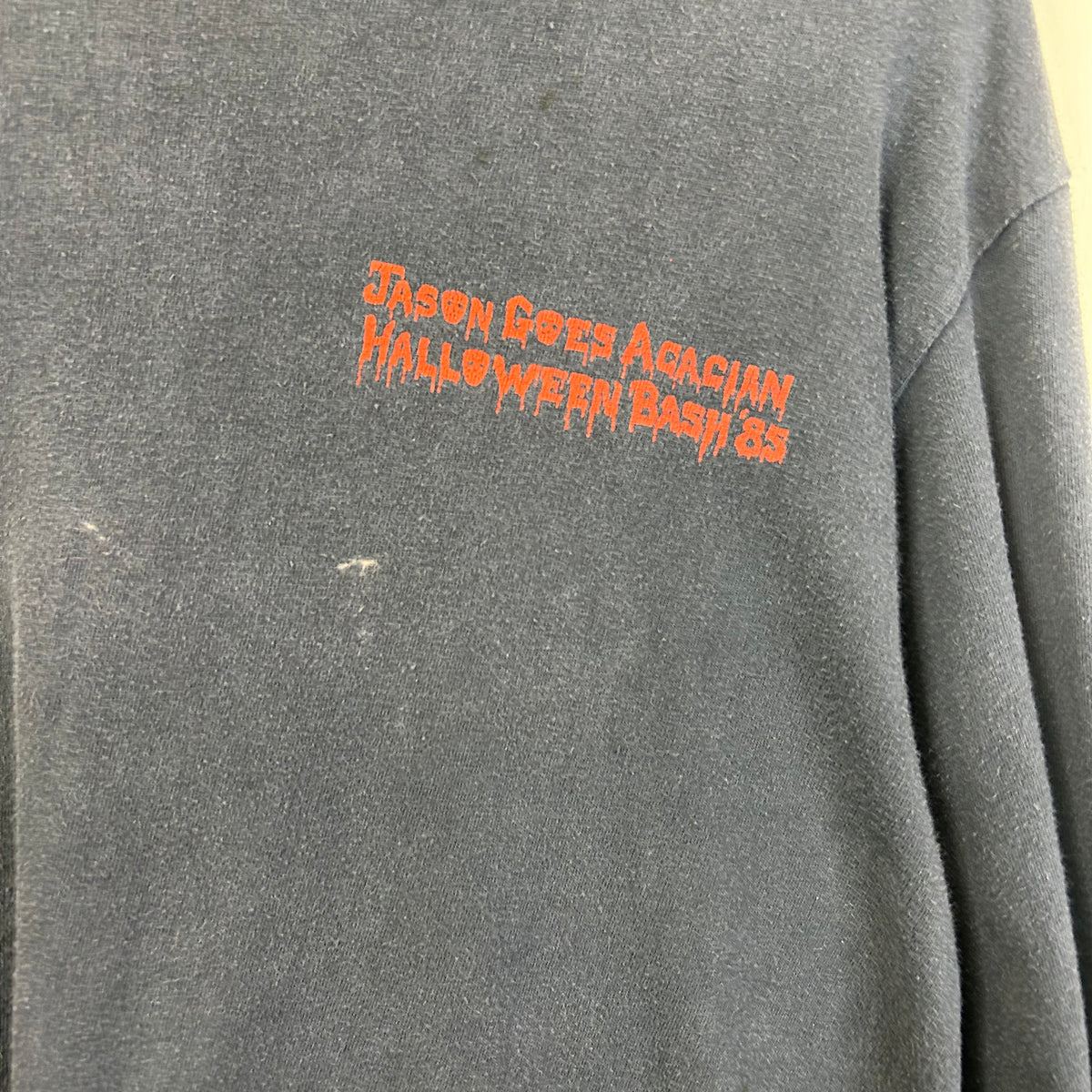 VINTAGE 1983 EVENT T-SHIRT 'JASON GOES/HALLOWEEN BASH'