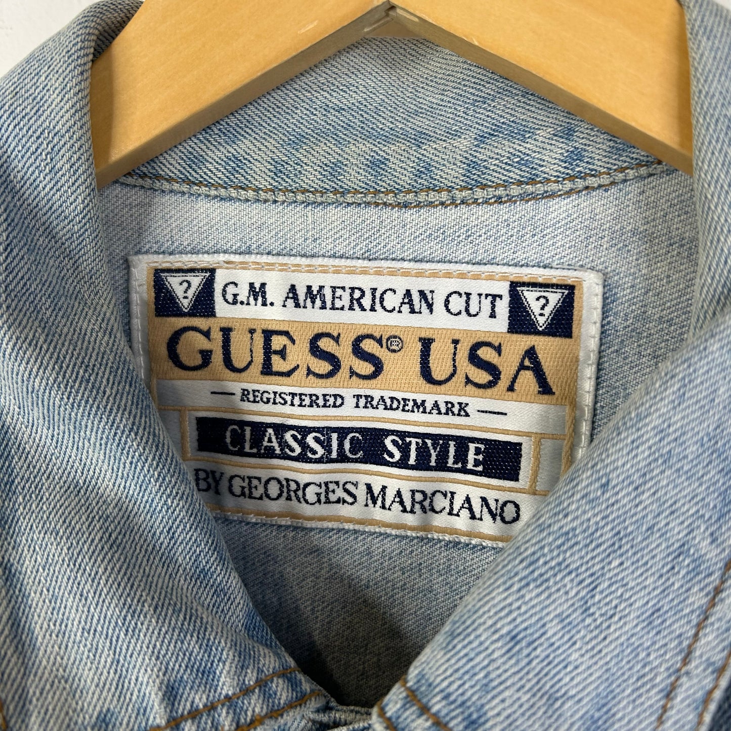 GUESS USA BUTTON UP DENIM JACKET