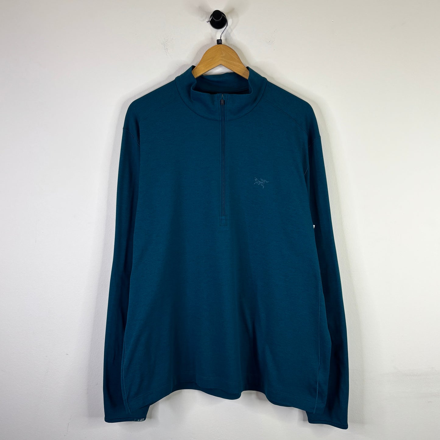 ARC'TERYX TEAL HALF ZIP FLEECE JACKET SZXXL