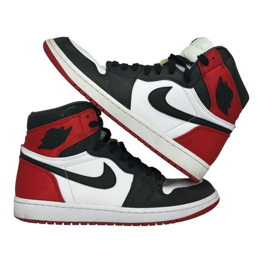 PREOWNED JORDAN 1 HIGH SATIN BLACK TOE