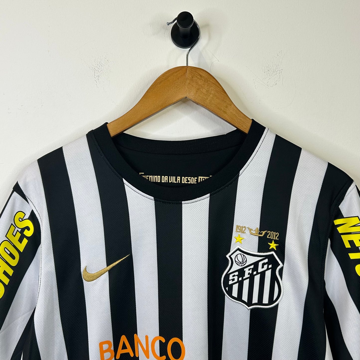 SANTOS NEYMAR JR JERSEY BLACK