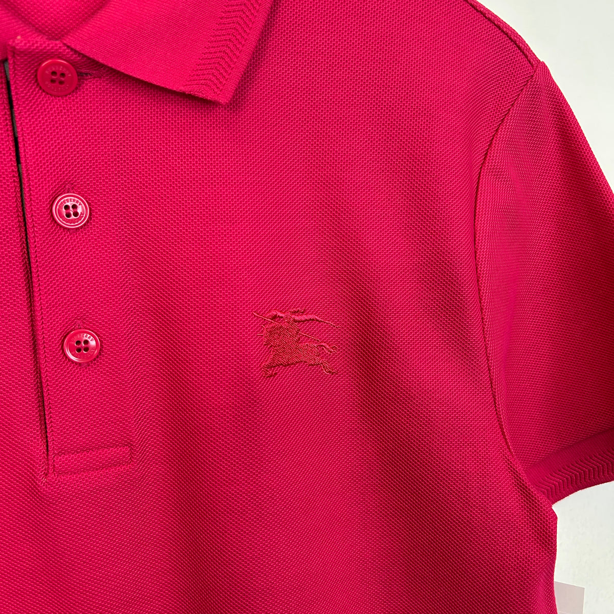 BURBERRY COTTEN PIQUE POLO SHIRT