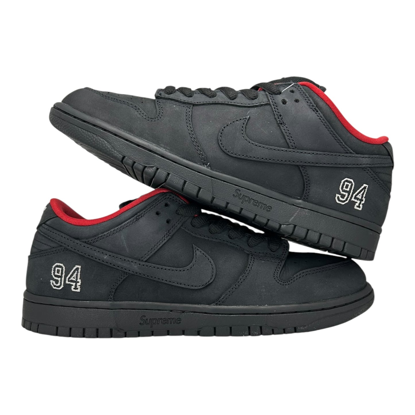 PREOWNED NIKE DUNK LOW 94 SUPREME BLACK