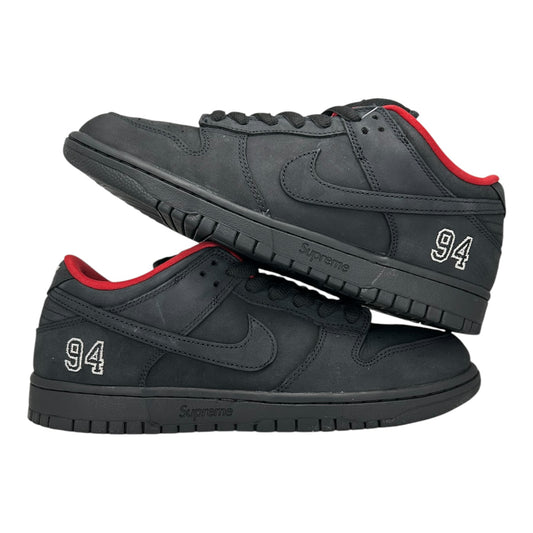 PREOWNED NIKE DUNK LOW 94 SUPREME BLACK
