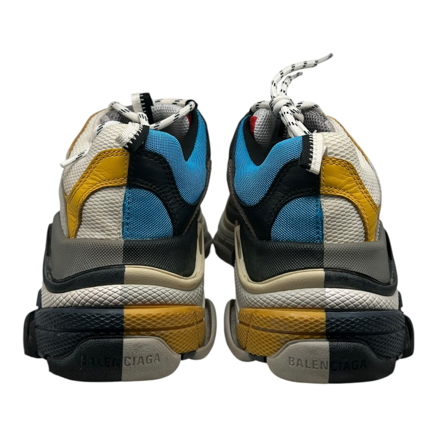 PREOWNED BALENCIAGA TRIPLE S SPLIT SNEAKERS