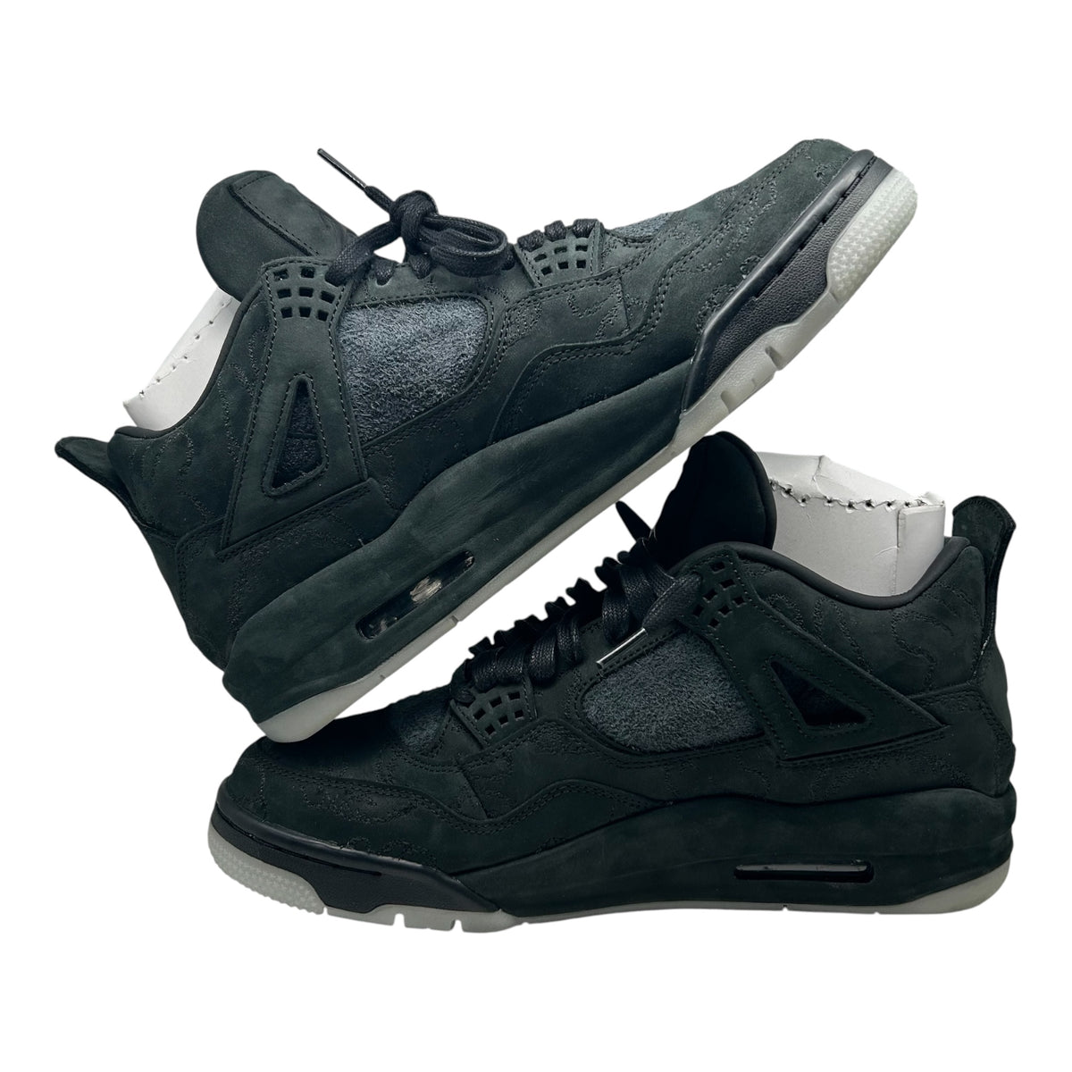 PREOWNED JORDAN 4 KAWS BLACK
