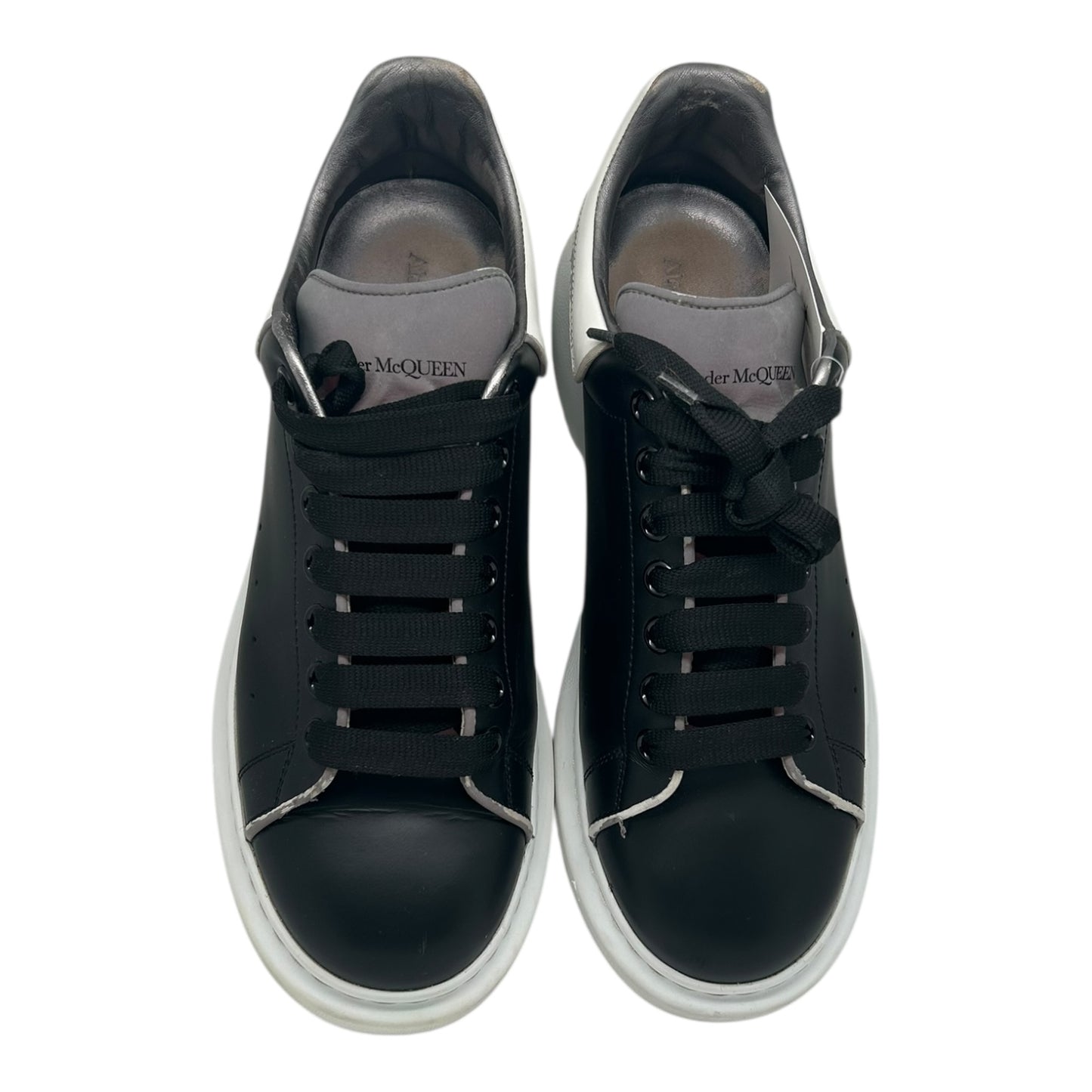 ALEXANDER MCQUEEN BLACK WHITE REFLECTIVE