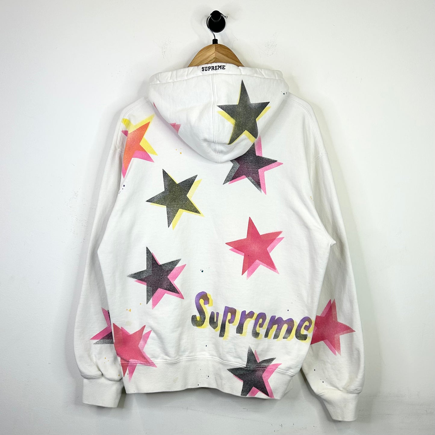 SUPREME MULTI COLOR STAR HOODIE