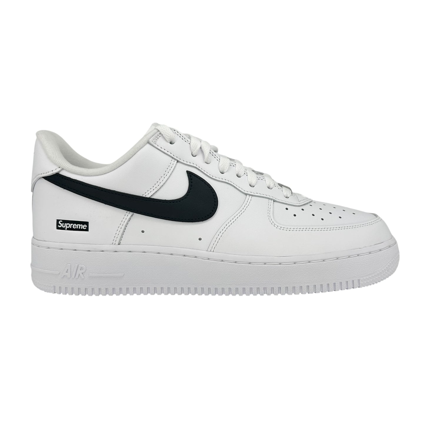 NIKE AIR FORCE 1 LOW SUPREME WHITE BLACK