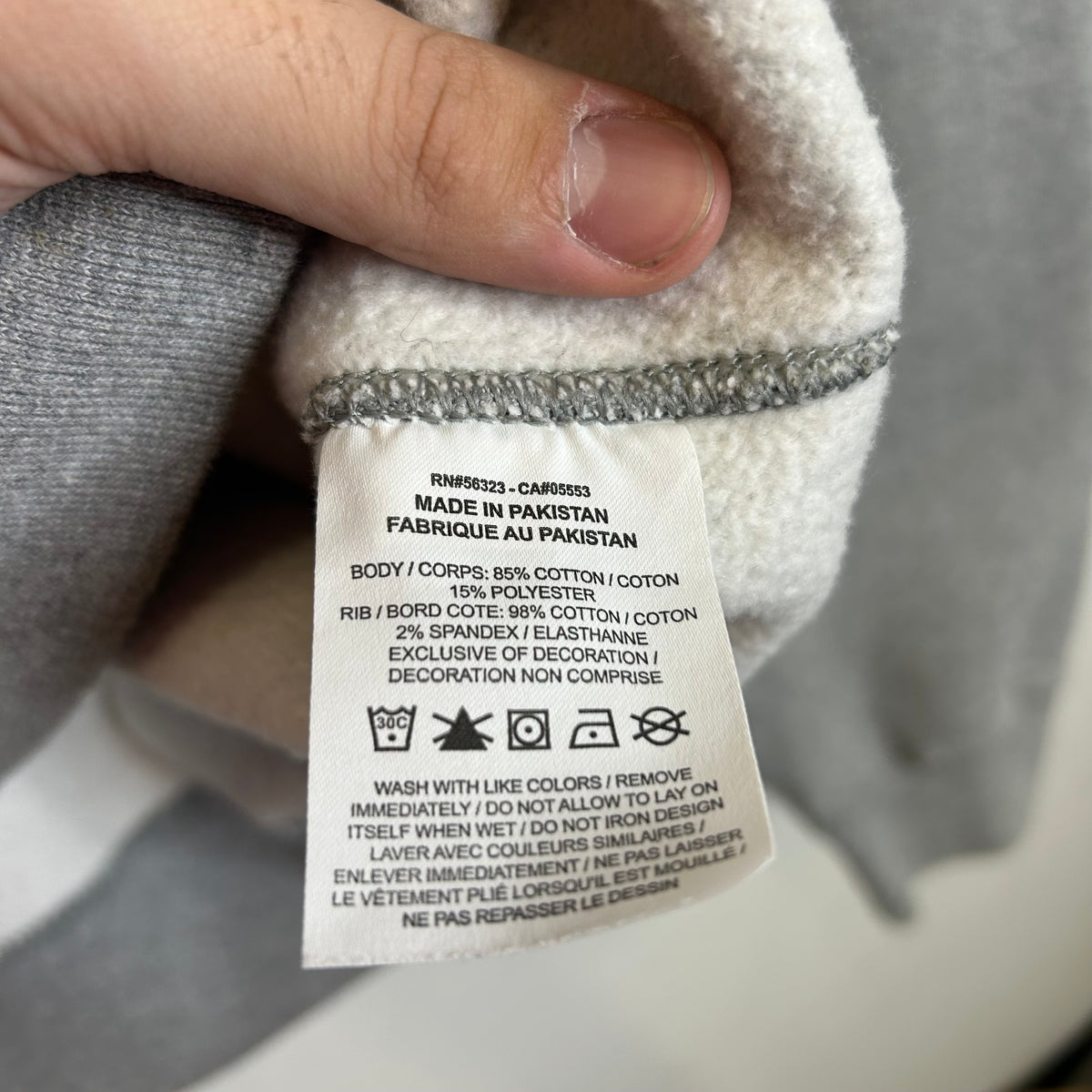 STUSSY x NIKE CREWNECK GREY