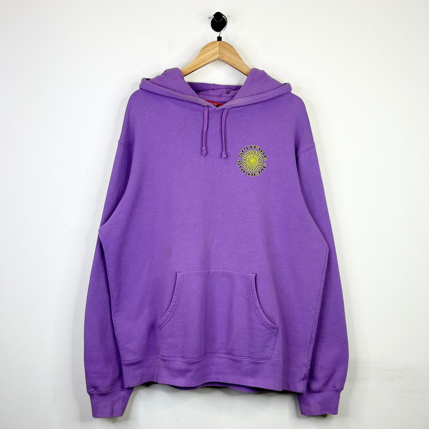 SUPREME X SPITFIRE HOODIE LIGHT PURPLE