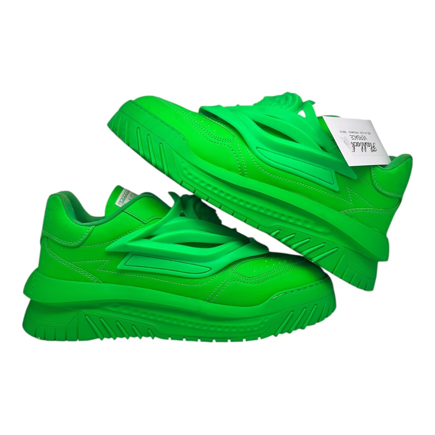 PREOWNED VERSACE ODISSEA LIME GREEN