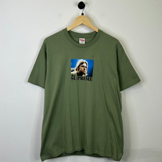 SUPREME KURT COBAIN GREEN TEE