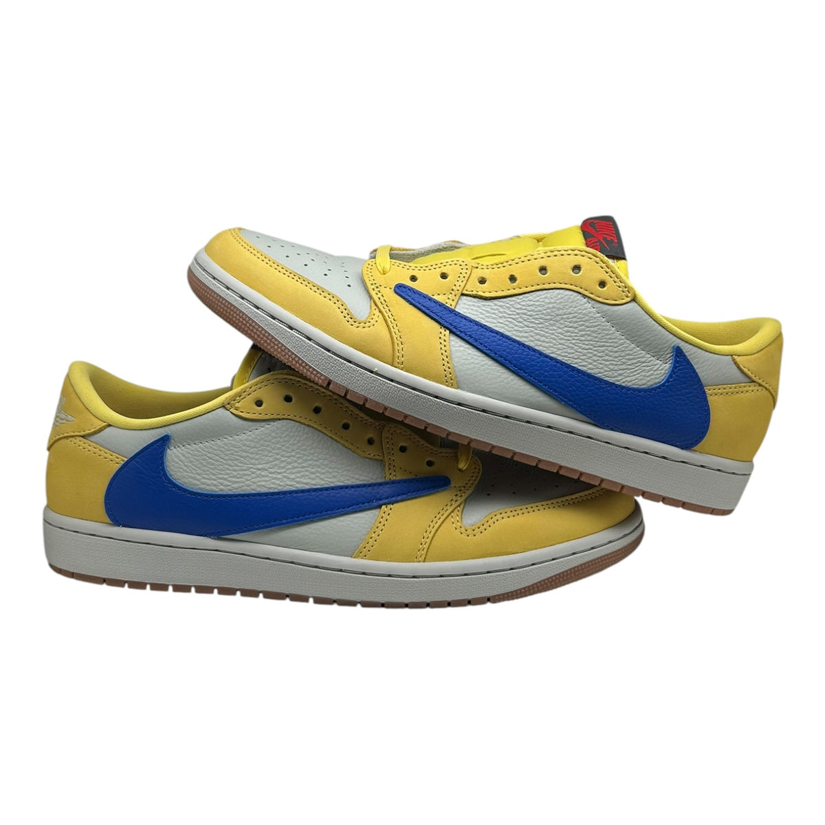 PREOWNED TRAVIS SCOTT x WOMENS JORDAN 1 LOW CANARY