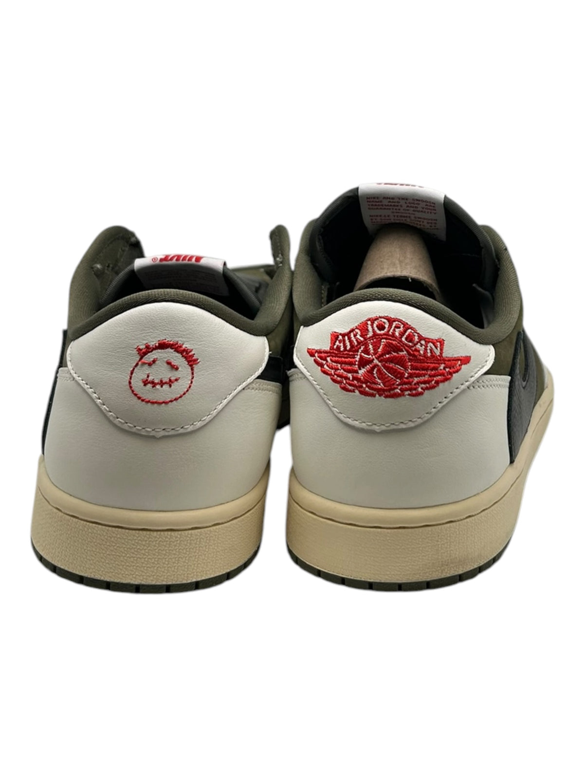 PREOWNED JORDAN 1 TRAVIS SCOTT MEDIUM OLIVE