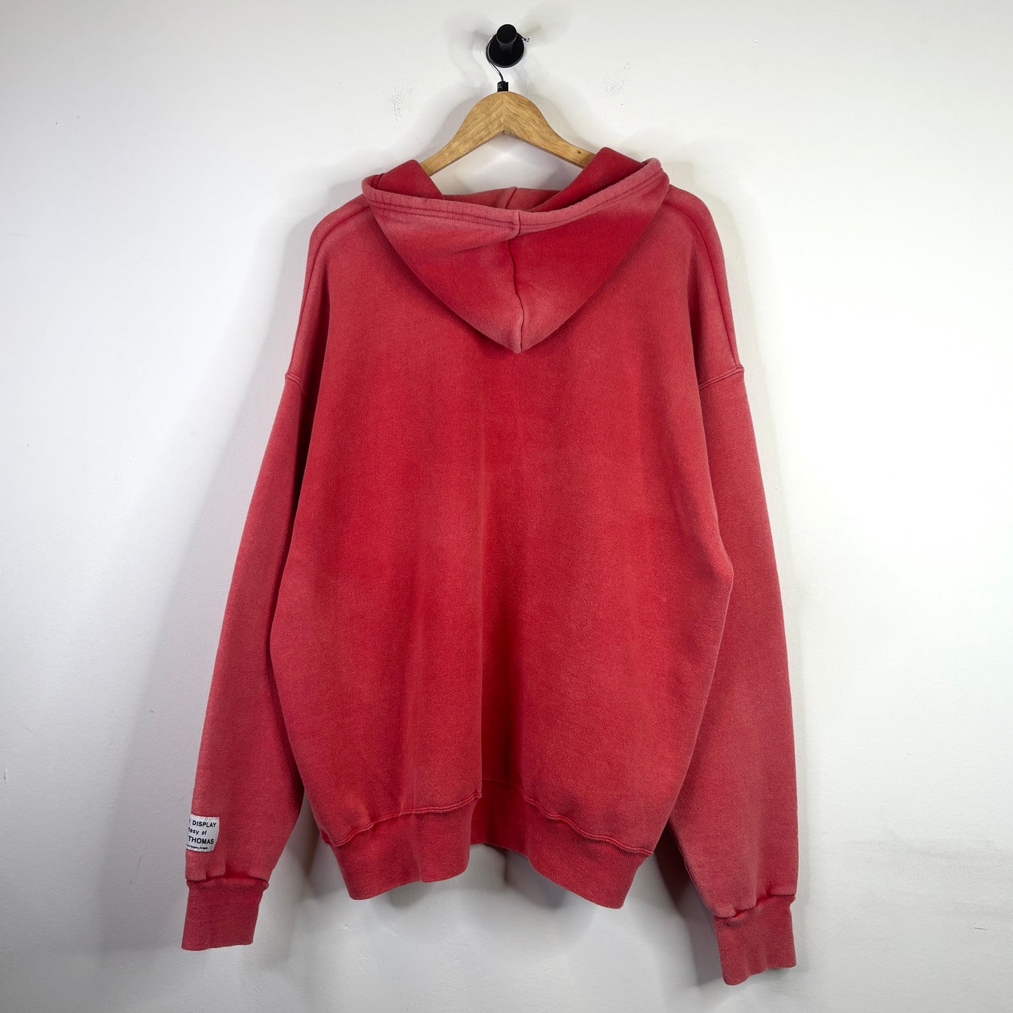 GALLERY DEPT. V NECK FADED RED PULLOVER HOODIE