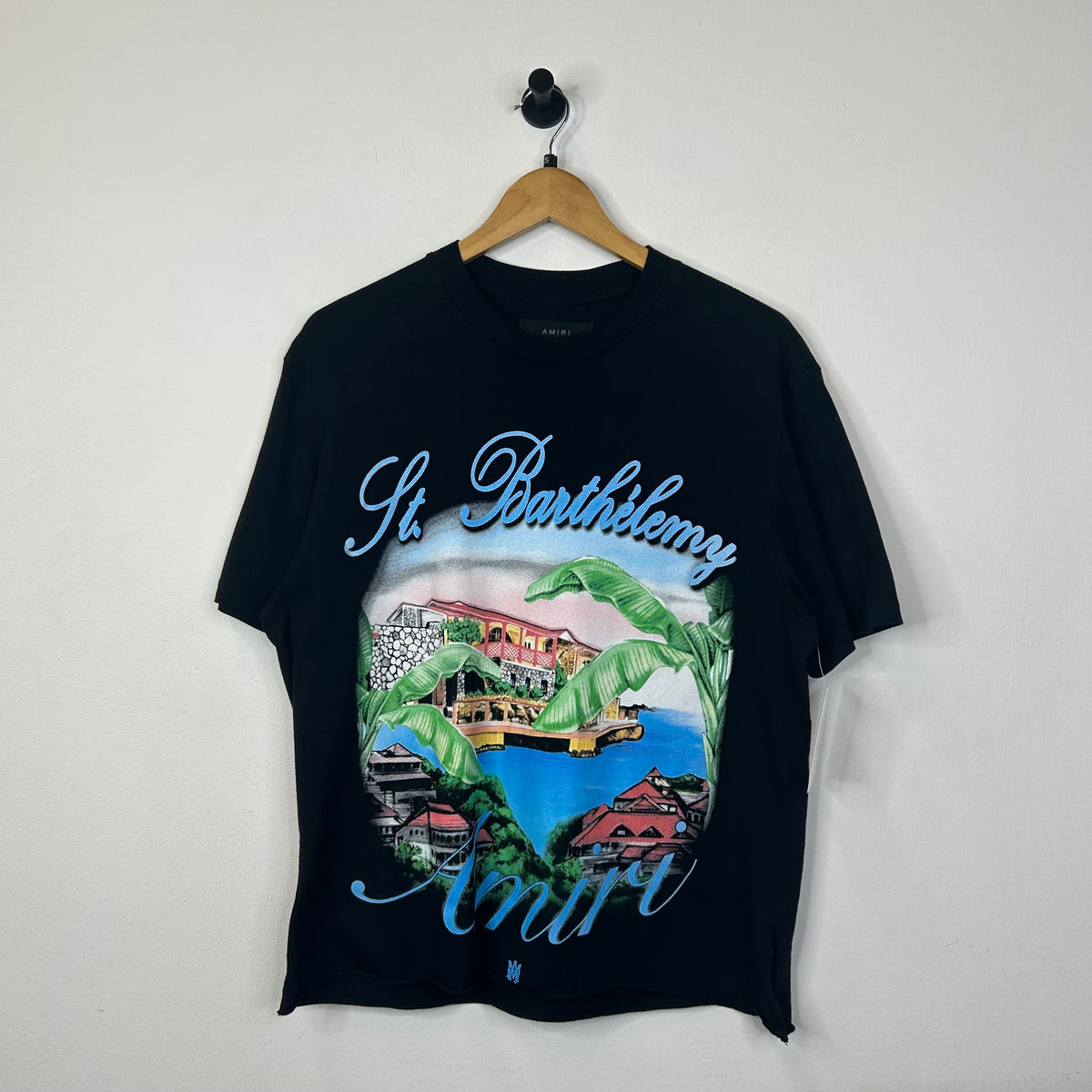 AMIRI EDEN ROCK AIRBRUSH T-SHIRT BLACK