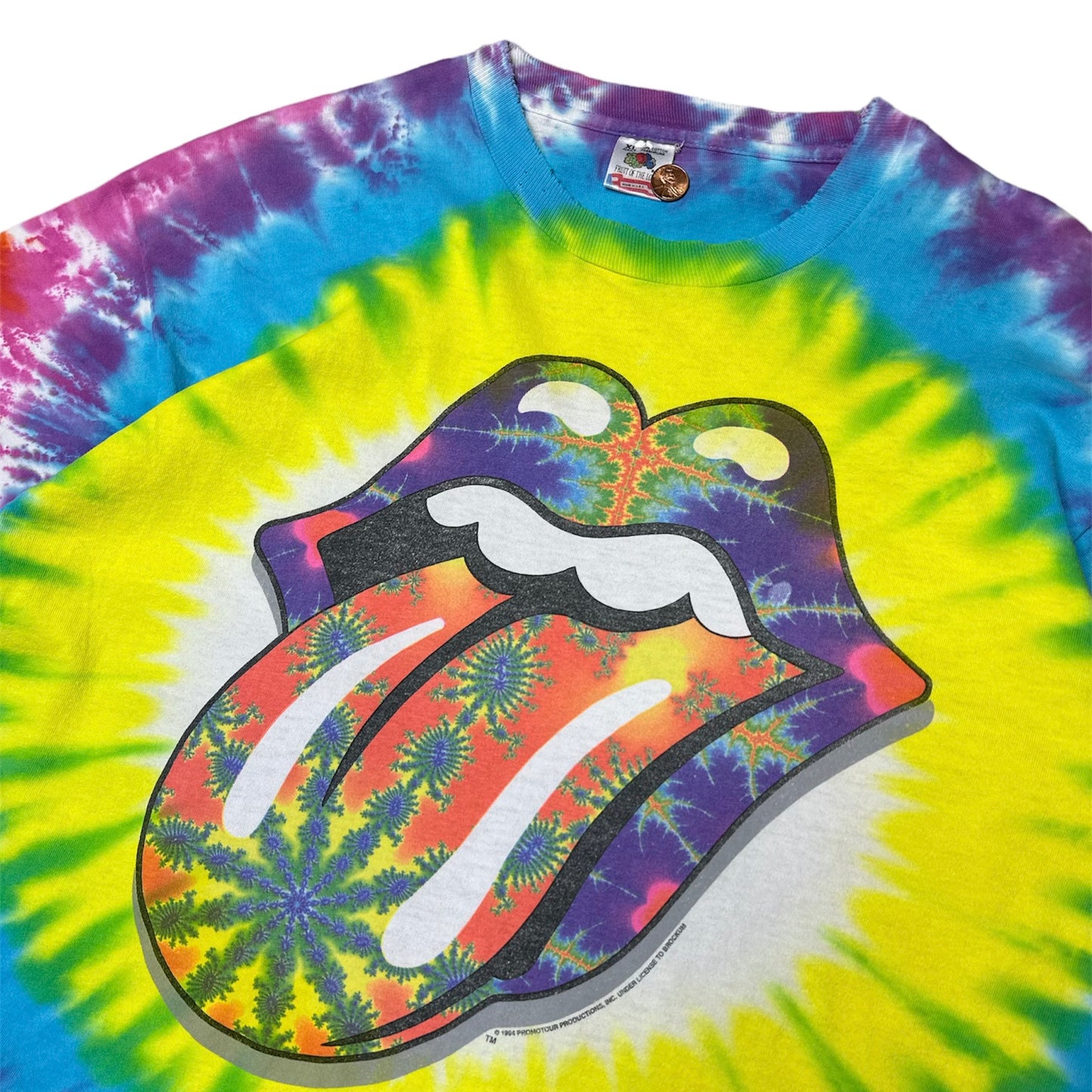 1994 Tye Dye Rolling Stones T-Shirt
