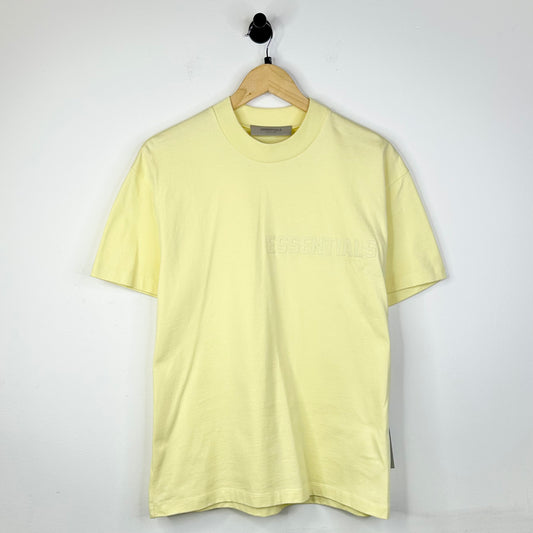 ESSENTIALS YELLOW LOGO TEE