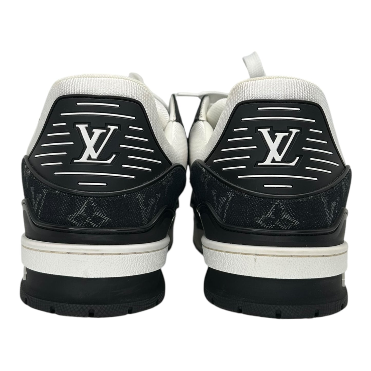 PREOWNED LOUIS VUITTON TRAINER BLACK DENIM